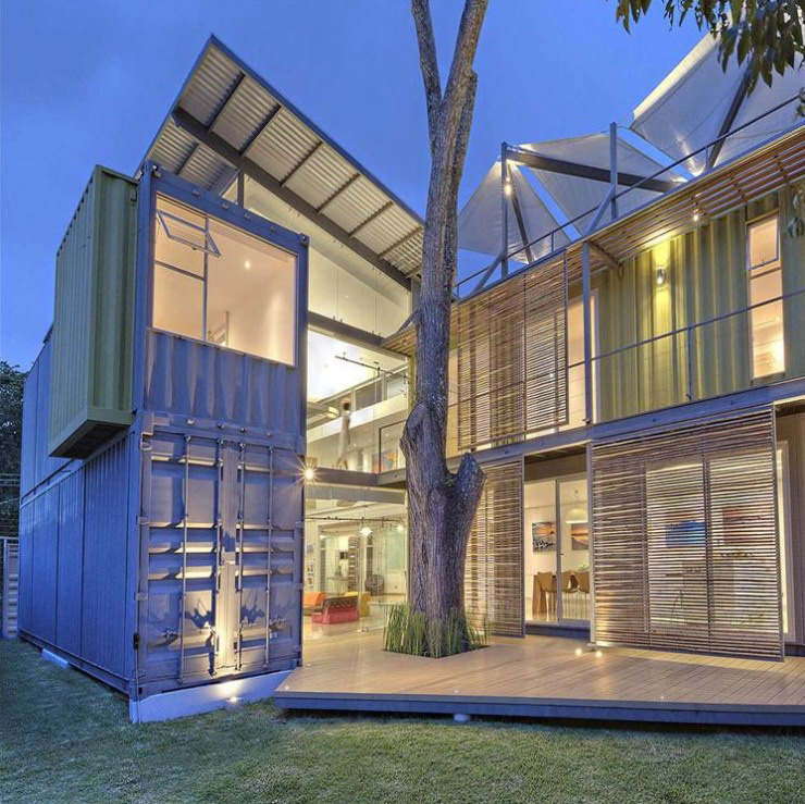 How much does a container villa cost?