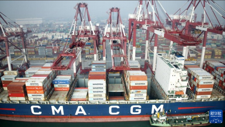 Qingdao Port, Shandong Port: The annual container throughput exceeds 30 million standard boxes