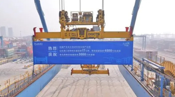 Shandong Port Qingdao Port's container throughput exceeded 700 million tons and container throughput exceeded 30 million TEUs