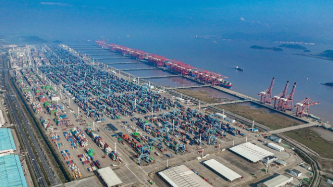 Ningbo Zhoushan Port’s annual container throughput exceeds 35 million TEUs for the first time