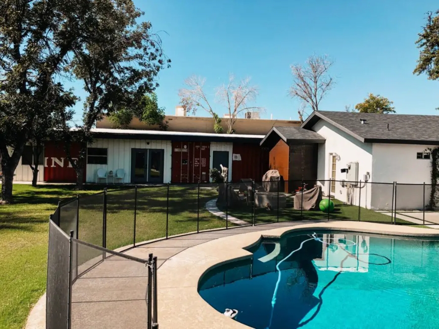 Explore the unique style of Palm Acres container living houses in Phoenix!