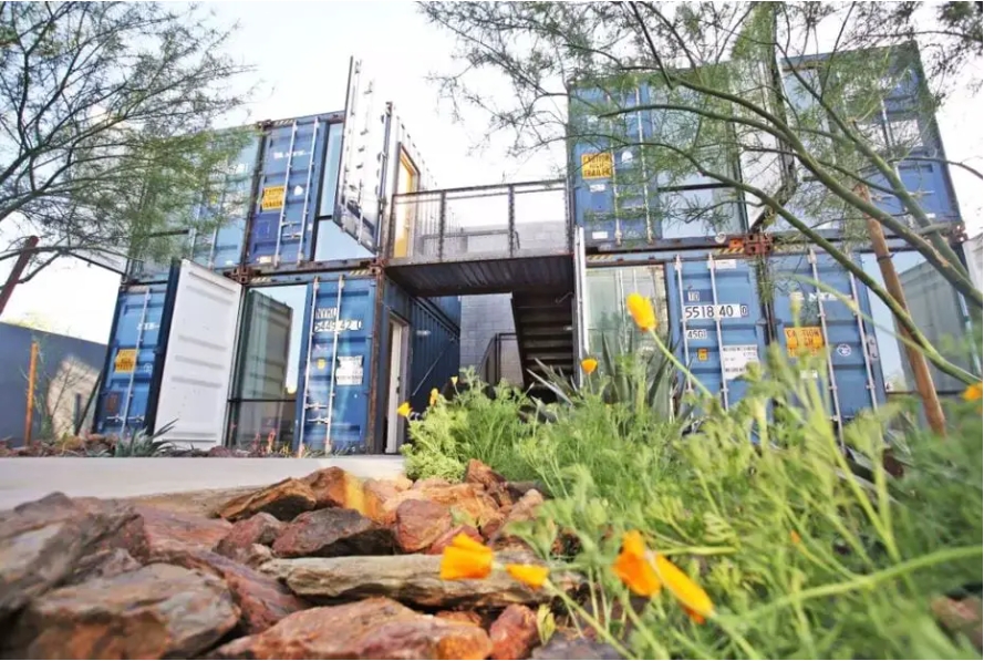 Packed container mobile homes are flexible and versatile