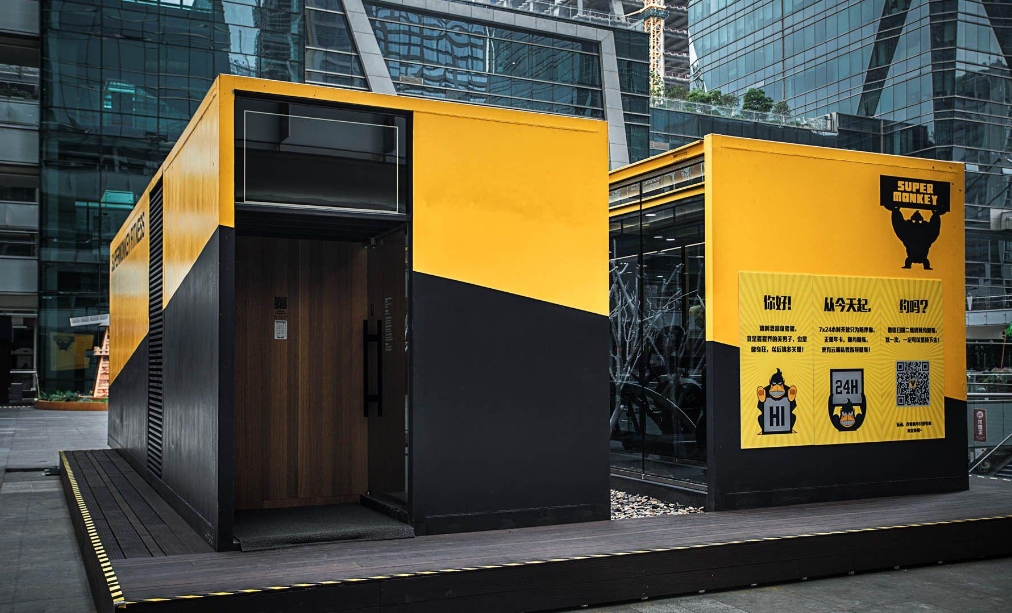 Folding container mobile homes can be built in just a few minutes