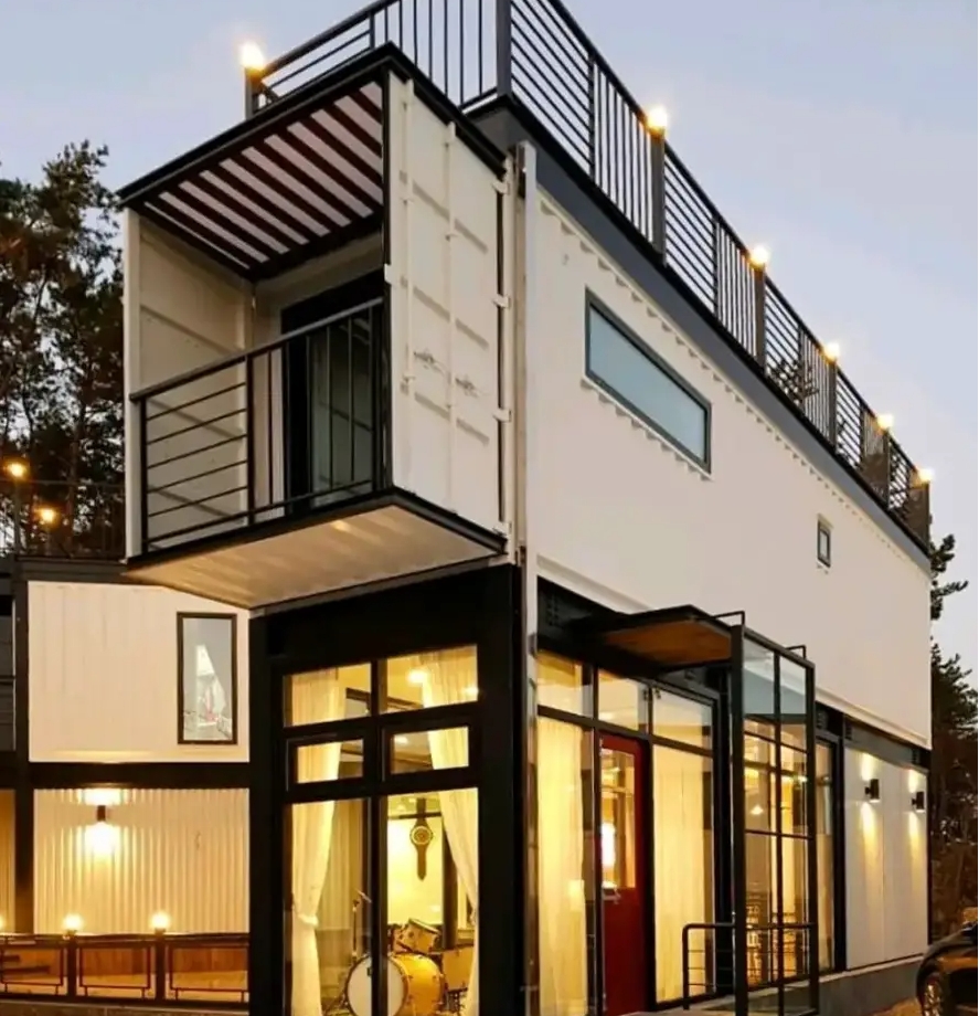 What are the main steps in the production of residential containers?