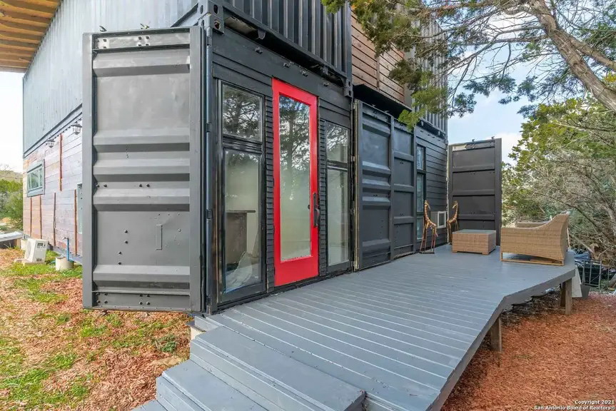 What should you pay attention to when modifying a residential container?