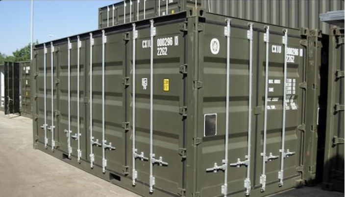 military containers, structural connections, welding, bolt connection, latch connection, adhesive connection