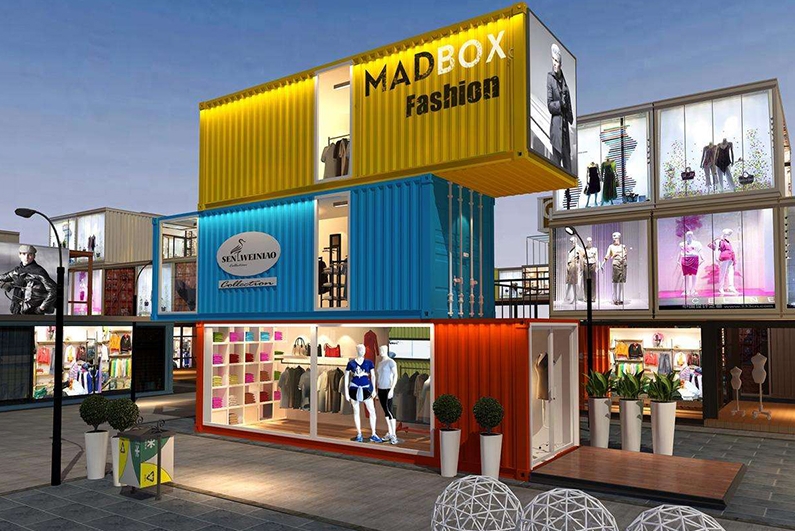 Shipping container shop construction, Mobility, Construction period, Cost, Design